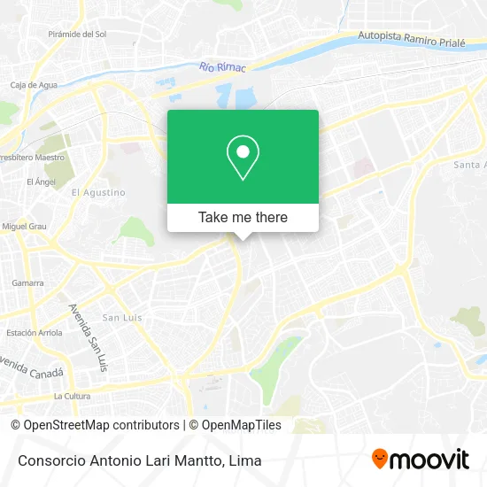 Mapa de Consorcio Antonio Lari Mantto