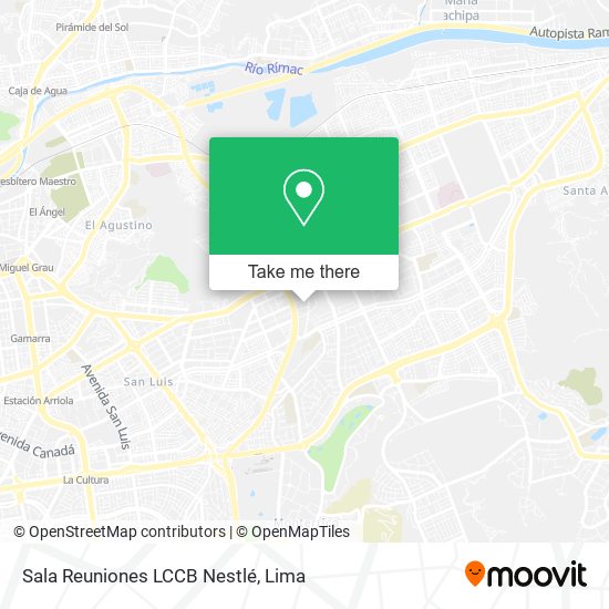 Sala Reuniones LCCB Nestlé map