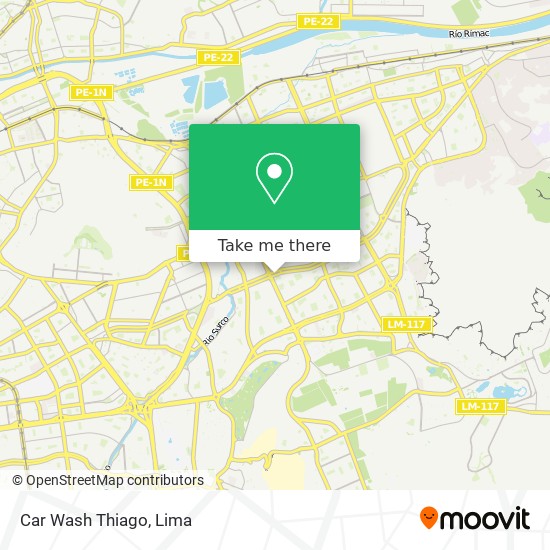 Car Wash Thiago map