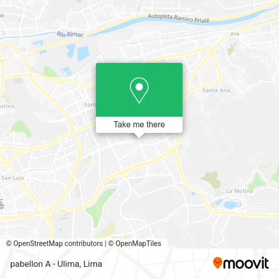 Mapa de pabellon A - Ulima