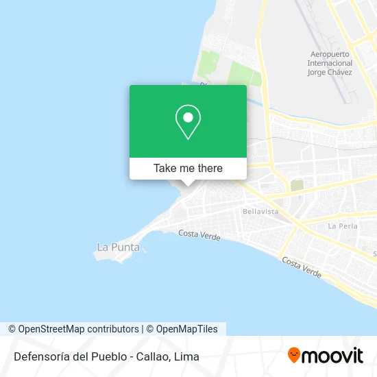 Defensoría del Pueblo - Callao map