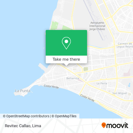 Revitec Callao map