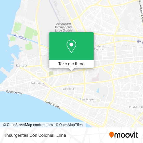 Insurgentes Con Colonial map