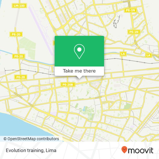 Evolution training map