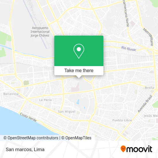 Mapa de San marcos