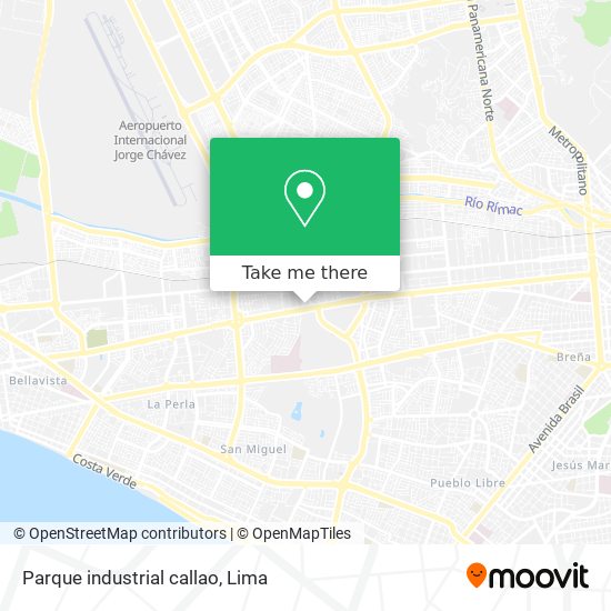 Parque industrial callao map