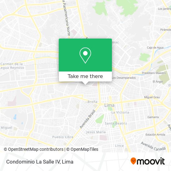 Condominio La Salle IV map