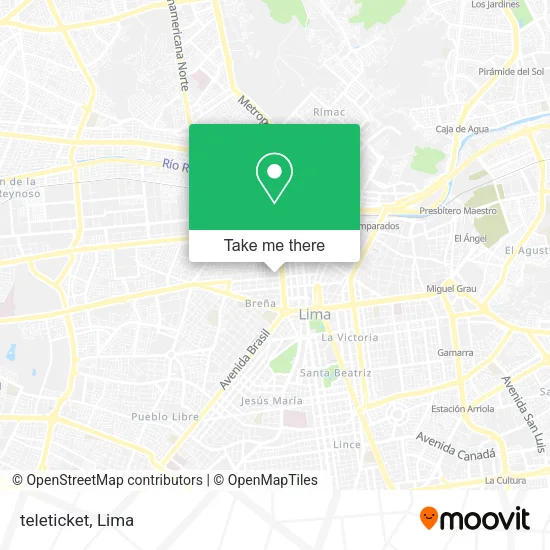 teleticket map