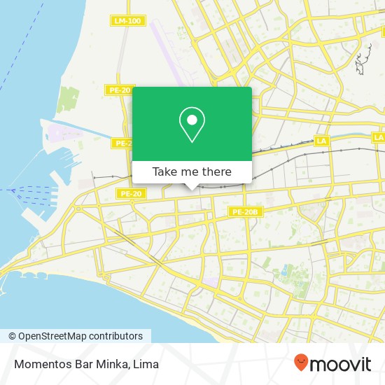 Momentos Bar Minka map