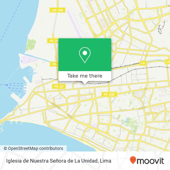 Iglesia de Nuestra Señora de La Unidad map