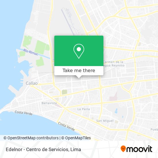 Edelnor - Centro de Servicios map