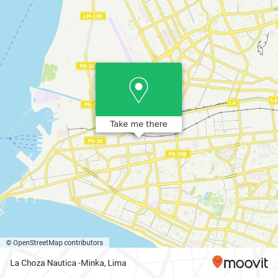 La Choza Nautica -Minka map