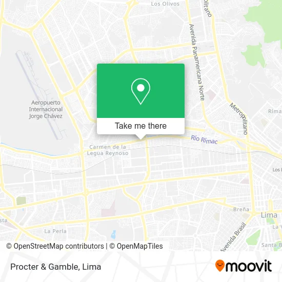 Procter & Gamble map