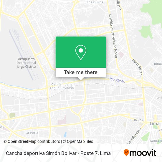 Cancha deportiva Simón Bolivar - Poste 7 map
