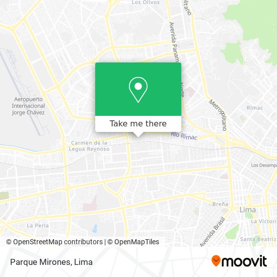 Parque Mirones map