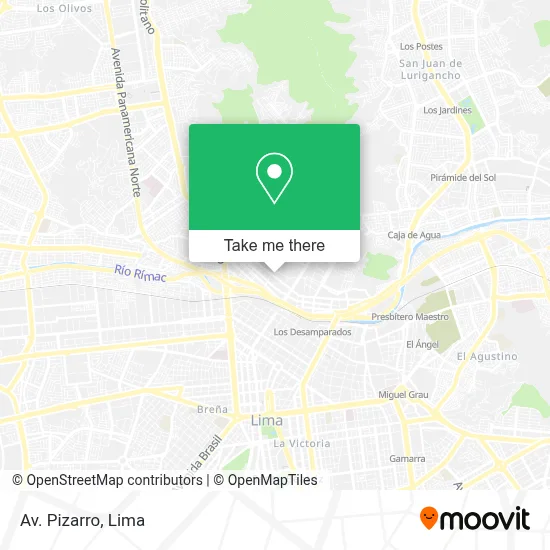 Av. Pizarro map