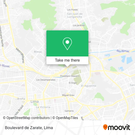 Boulevard de Zarate map