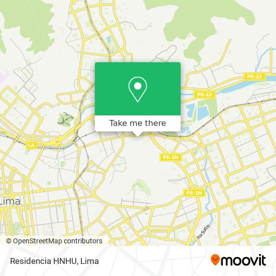 Residencia HNHU map