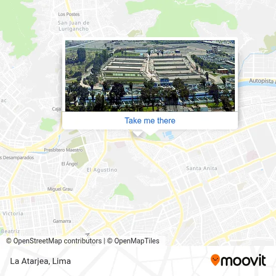 La Atarjea map