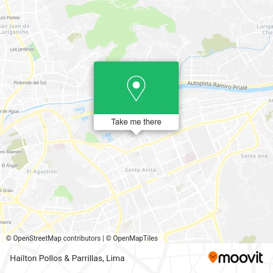 Mapa de Hailton Pollos & Parrillas