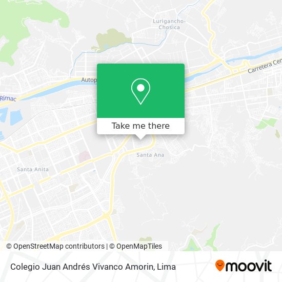 Colegio Juan Andrés Vivanco Amorin map