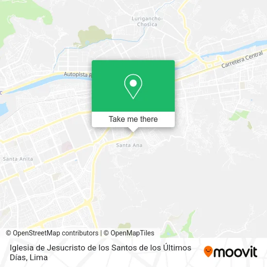Iglesia de Jesucristo de los Santos de los Últimos Días map