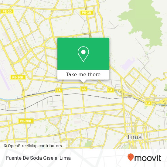 Fuente De Soda Gisela map