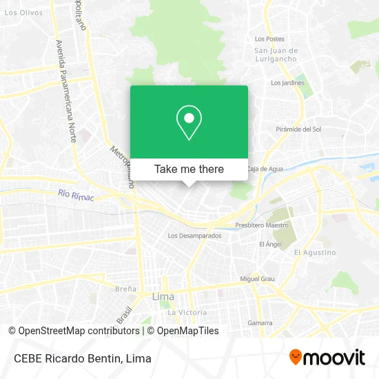 CEBE Ricardo Bentin map