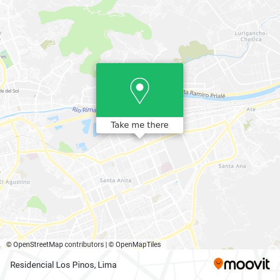 Residencial Los Pinos map