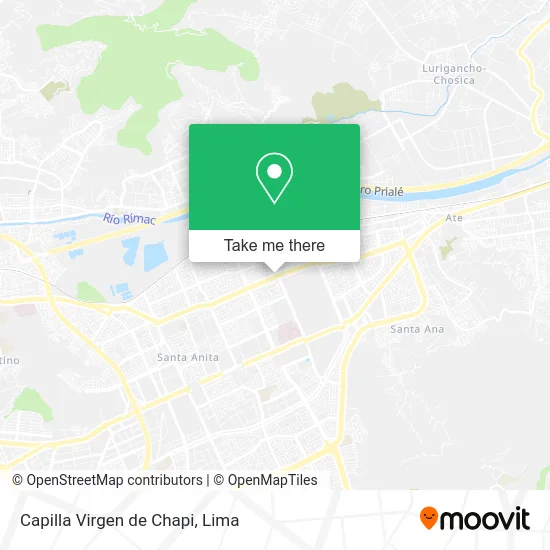 Capilla Virgen de Chapi map