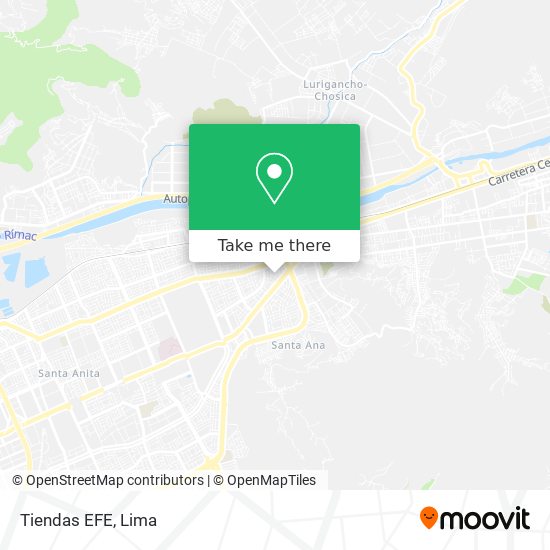 Tiendas EFE map