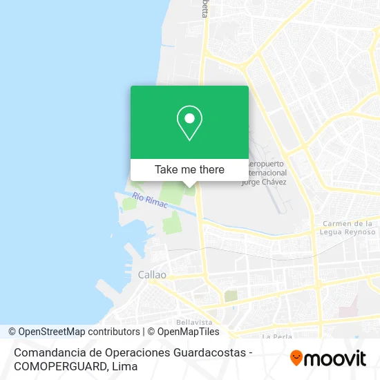 Comandancia de Operaciones Guardacostas - COMOPERGUARD map