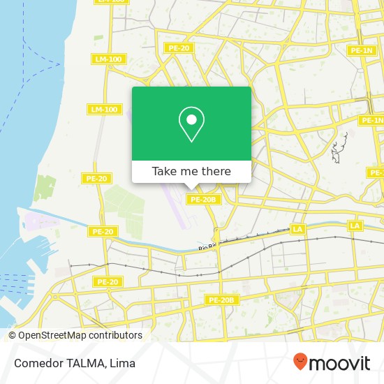 Comedor TALMA map