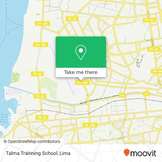 Talma Trainning School map