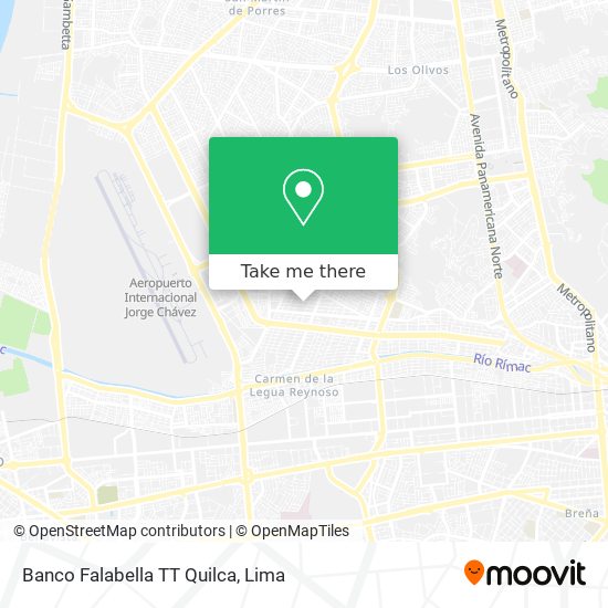 Mapa de Banco Falabella TT Quilca