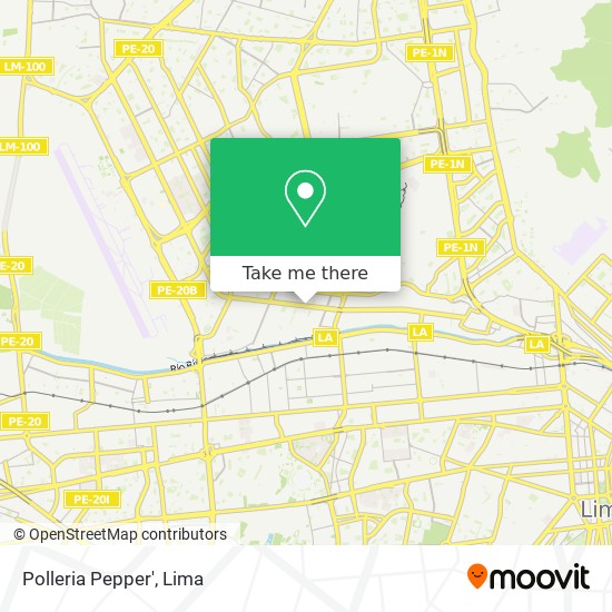 Polleria Pepper' map
