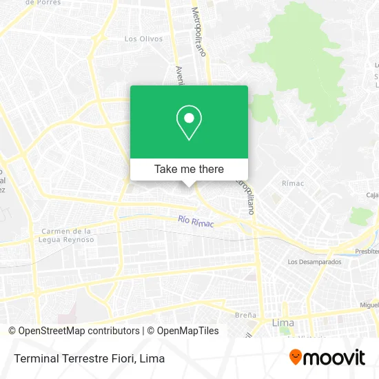 Terminal Terrestre Fiori map