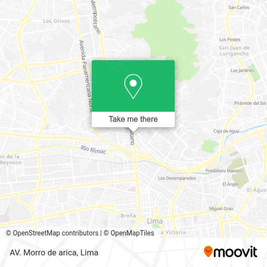 AV. Morro de arica map