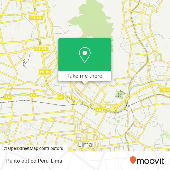 Punto optico Peru map