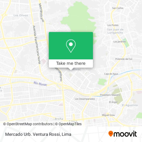 Mercado Urb. Ventura Rossi map