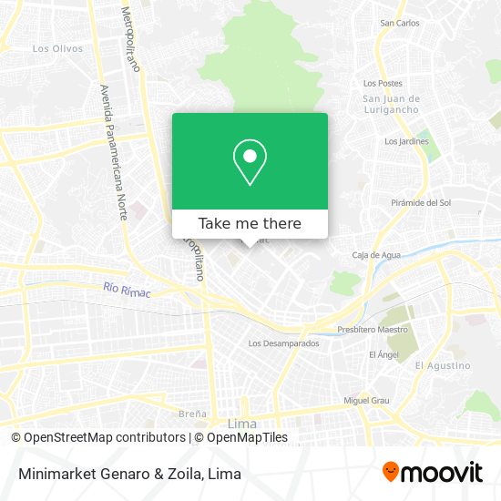 Minimarket Genaro & Zoila map