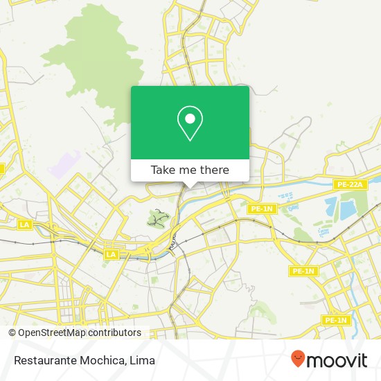 Restaurante Mochica map