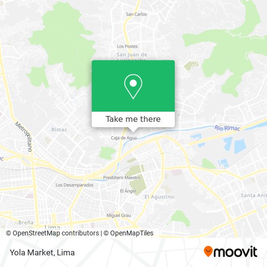 Yola Market map