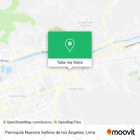Mapa de Parroquia Nuestra Señora de los Ángeles