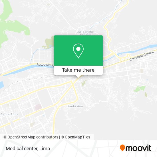 Medical center map