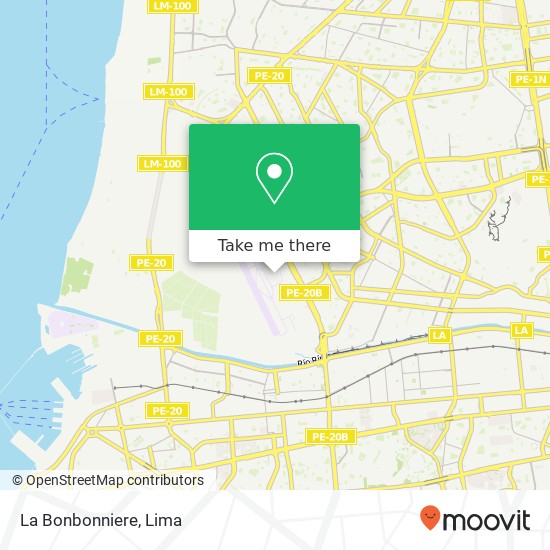 La Bonbonniere map