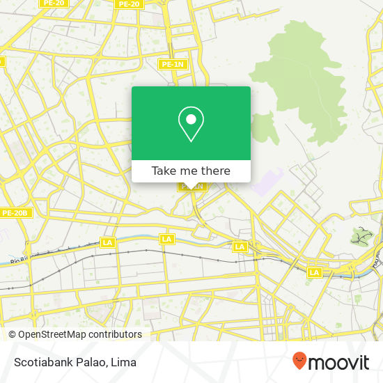 Scotiabank Palao map