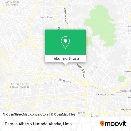 Parque Alberto Hurtado Abadía map