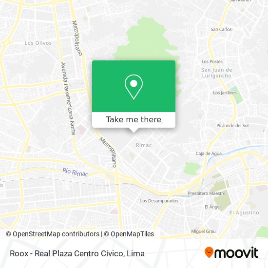 Mapa de Roox - Real Plaza Centro Cívico