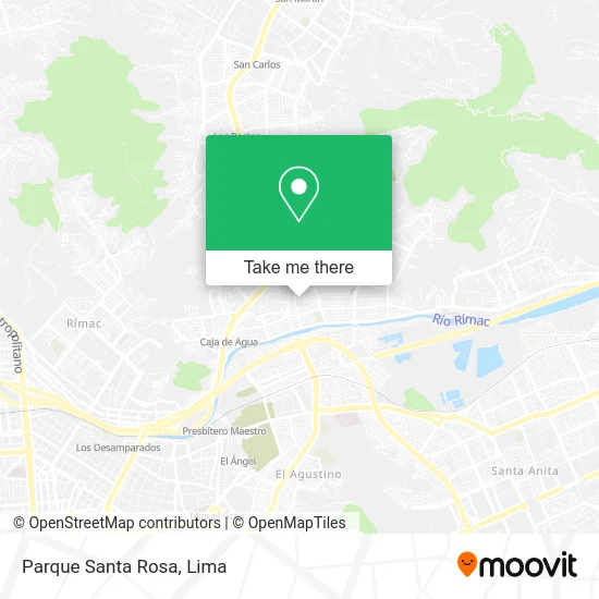 Parque Santa Rosa map